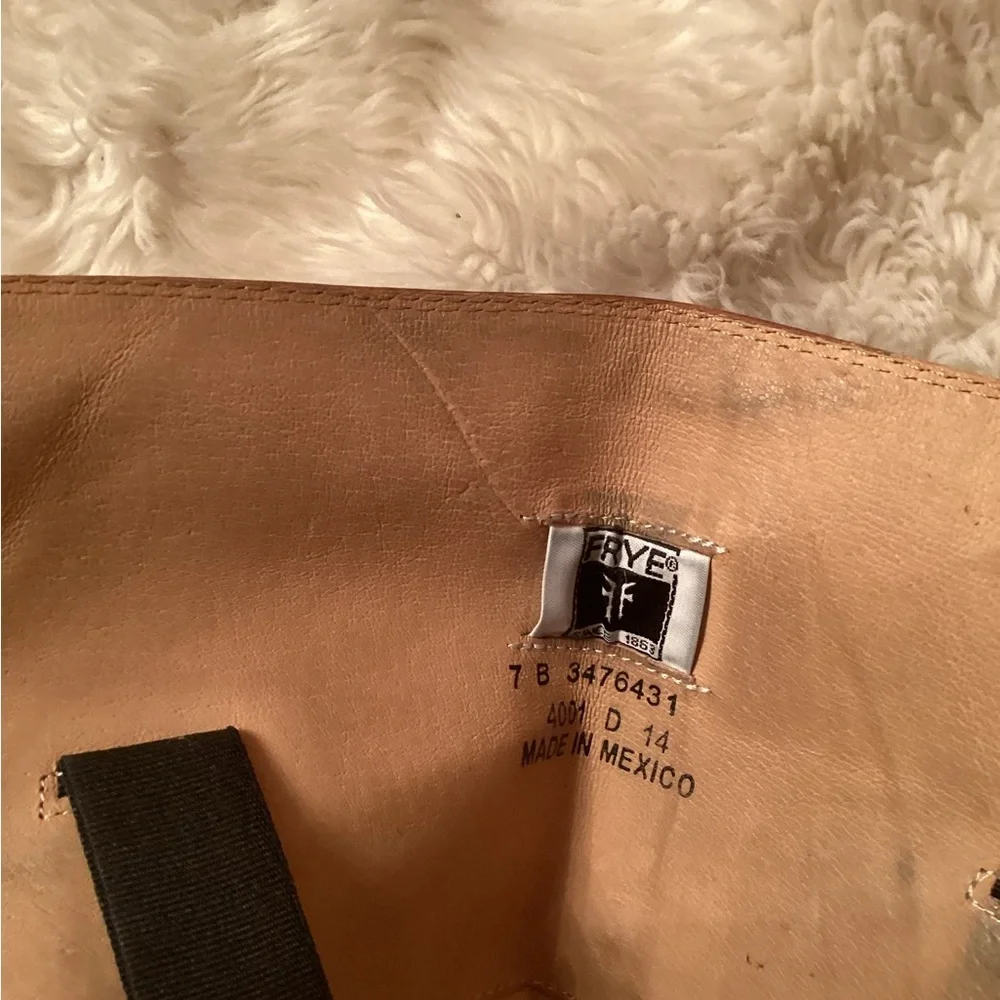 Frye Womens brown Leather riding Boots size 7